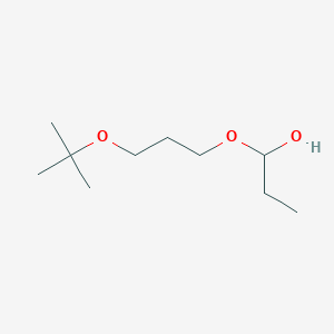 molecular formula C10H22O3 B8082619 Propanol, [2-(1,1-dimethylethoxy)methylethoxy]- 