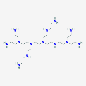 molecular formula C24H63N13 B8082632 1,2-Ethanediamine, polymer with aziridine 