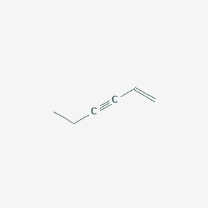 molecular formula C6H8 B080827 1-Hexen-3-yne CAS No. 13721-54-5