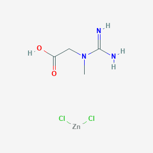 molecular formula C4H9Cl2N3O2Zn B8082843 Creatine ZINC chloride 