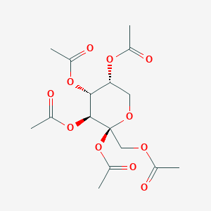 molecular formula C16H22O11 B8082879 D-Glucose, 1,2,3,4,5-pentaacetate 