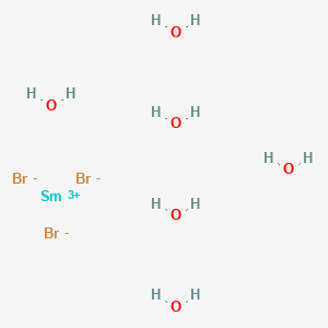 molecular formula Br3H12O6Sm B8083187 Samarium(3+) bromide--water (1/3/6) 