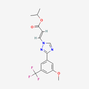 molecular formula C16H16F3N3O3 B8083228 KPT-185 