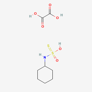 molecular formula C8H15NO6S2 B8083248 Oxalic acid compound with cyclohexylsulfamothioic O-acid (1:1) 