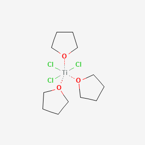 molecular formula C12H24Cl3O3Ti B8083312 oxolane;trichlorotitanium 
