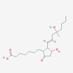 molecular formula C21H36O5 B8083368 Prost-13-en-1-oic acid, 11,16-dihydroxy-16-methyl-9-oxo-, (11alpha,13E )-(+-)- 