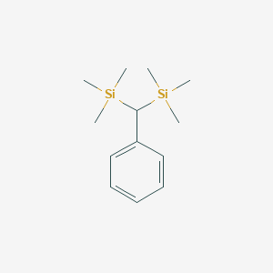 molecular formula C13H24Si2 B080834 trimethyl-[phenyl(trimethylsilyl)methyl]silane CAS No. 14595-77-8