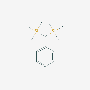 molecular formula C13H24Si2 B080834 Silane, (phenylmethylene)bis(trimethyl- CAS No. 14595-77-8