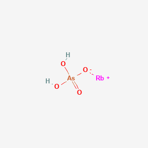 molecular formula AsH2O4Rb B080840 Rubidium dihydrogenarsenate CAS No. 13464-57-8