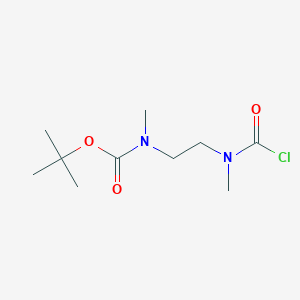 tert-butyl N-{2-[(chlorocarbonyl)(methyl)amino]ethyl}-N-methylcarbamate