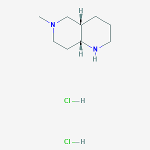 rac-(4aS,8aR)-6-Methyldecahydro-1,6-naphthyridine dihydrochloride