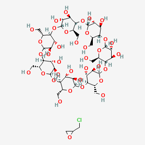 molecular formula C45H75ClO36 B8084070 Epichlorohydrin beta-cyclodextrin 