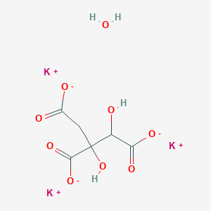 molecular formula C6H7K3O9 B8084089 Potassium hydroxycitrate tribasic monohydrate 