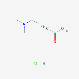 4-(Dimethylamino)but-2-ynoic acid hydrochloride