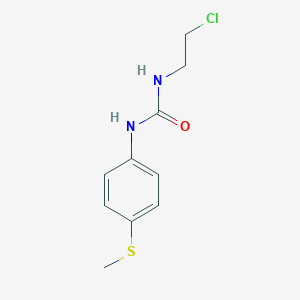 molecular formula C10H13ClN2OS B080841 N-(2-Chloroethyl)-N'-[4-(methylthio)phenyl]urea CAS No. 13908-50-4