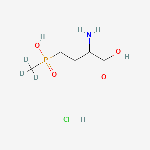 molecular formula C5H13ClNO4P B8084116 Glufosinate-d3 Hydrochloride 
