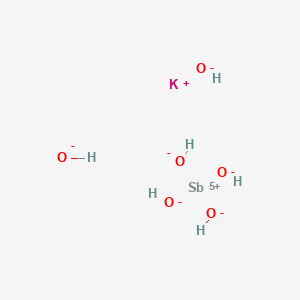 molecular formula H6KO6Sb B8084129 Potassium;antimony(5+);hexahydroxide 