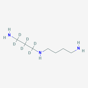 molecular formula C7H19N3 B8084160 Spermidine-d6 