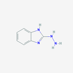 molecular formula C7H8N4 B080842 2-Hydrazino-1H-benzimidazole CAS No. 15108-18-6