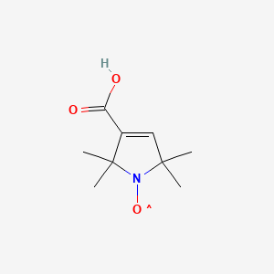 molecular formula C9H14NO3 B8084516 3-Carboxy-2,5-dihydro-2,2,5,5-tetramethyl-1H-pyrrol-1-yloxy 