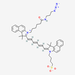 molecular formula C48H56N6O4S B8084791 ICG-azide 