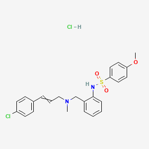 molecular formula C24H26Cl2N2O3S B8084962 KN-92 hydrochloride 