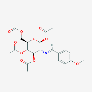 2-(4-Methoxybenzylidene)imino-2-deoxy-1,3,4,6-Tetra-O-acetyl-|A-D-glucopyranose