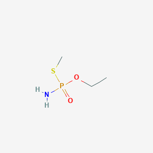 molecular formula C3H10NO2PS B080850 O-Ethyl S-methyl phosphoramidothioate CAS No. 10265-93-7