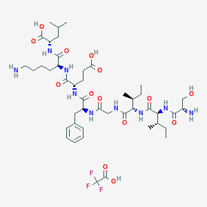 molecular formula C45H72F3N9O14 B8085397 OVA G4 peptide TFA 