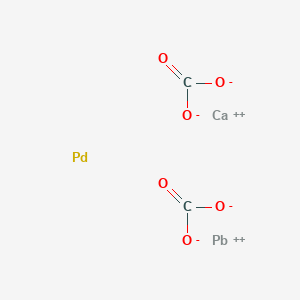 molecular formula C2CaO6PbPd B8086074 calcium;lead(2+);palladium;dicarbonate 