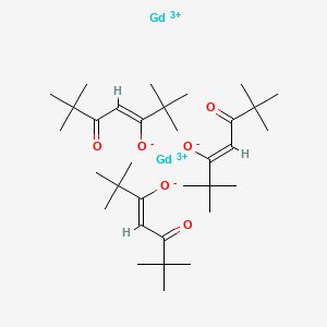 molecular formula C33H57Gd2O6+3 B8086078 gadolinium(3+);(Z)-2,2,6,6-tetramethyl-5-oxohept-3-en-3-olate 