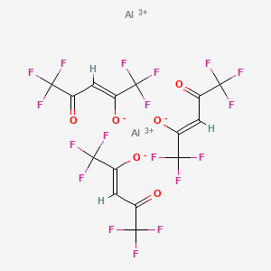 molecular formula C15H3Al2F18O6+3 B8086121 Aluminum hexafluoro-2,4-pentanedionat 