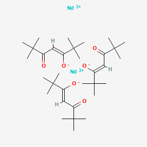 molecular formula C33H57Nd2O6+3 B8086129 neodymium(3+);(Z)-2,2,6,6-tetramethyl-5-oxohept-3-en-3-olate 