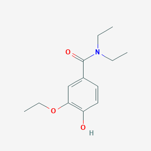 molecular formula C13H19NO3 B080867 3-Ethoxy-N,N-diethyl-4-hydroxybenzamide CAS No. 13898-68-5