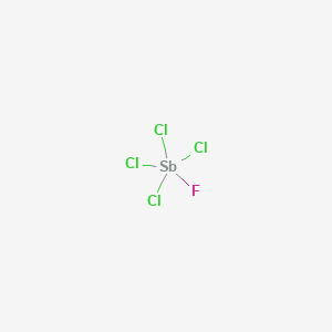 molecular formula Cl4FSb B080868 四氯(氟)-λ~5~-锑 CAS No. 14913-58-7