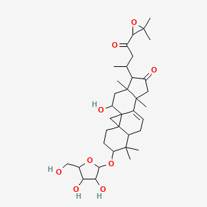molecular formula C35H52O9 B8086809 Cimigenol-3-O-|A-L-arabinoside 