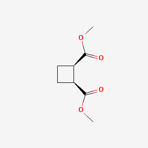 molecular formula C8H12O4 B8086888 cis-Dimethyl cyclobutane-1,2-dicarboxylate 