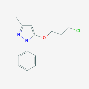 B080869 5-(3-Chloropropoxy)-3-methyl-1-phenylpyrazole CAS No. 15083-38-2