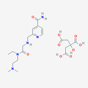 molecular formula C21H33N5O9 B8086999 Kdoam-25 citrate 