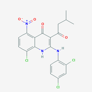 molecular formula C20H16Cl3N3O4 B8087049 JH-RE-06 
