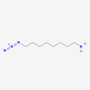 molecular formula C8H18N4 B8087280 8-Azidooctan-1-amine 