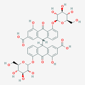 molecular formula C42H38O20 B8087290 Sennoside B 