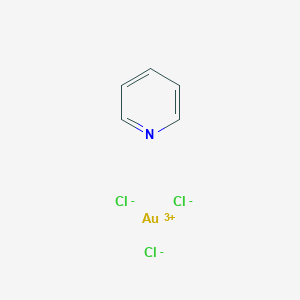 molecular formula C5H5AuCl3N B080873 吡啶三氯金(III) CAS No. 14911-01-4