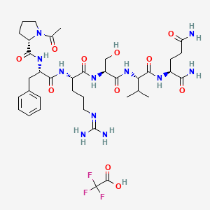 molecular formula C37H56F3N11O11 B8087374 KKI-5 TFA 