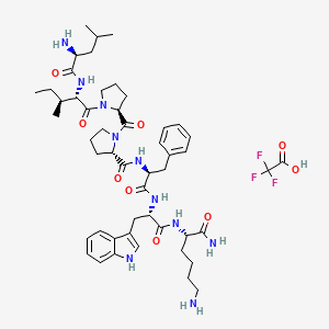 molecular formula C50H71F3N10O9 B8087412 Cardiotoxin Analog (CTX) IV (6-12) TFA 