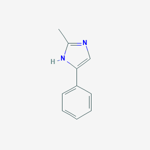 molecular formula C10H10N2 B080878 2-Methyl-4-phenyl-1H-imidazole CAS No. 13739-48-5