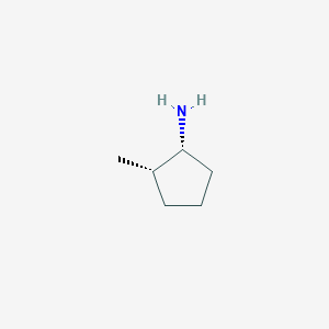 molecular formula C6H13N B8087944 rel-(1R,2S)-2-Methylcyclopentan-1-amine 