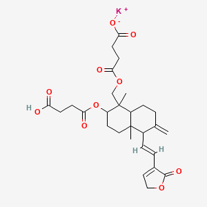 molecular formula C28H35KO10 B8088137 Kalii Dehydrographolidi Succinas 