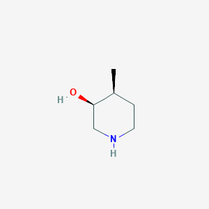 molecular formula C6H13NO B8088212 cis-3-Hydroxy-4-methylpiperidine 