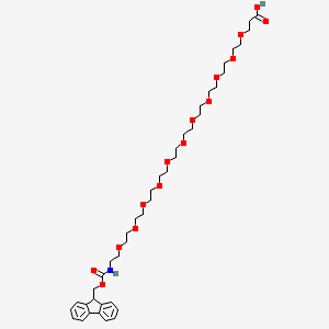 molecular formula C40H61NO15 B8088249 Fmoc-NH-PEG11-CH2CH2COOH 